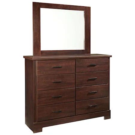 8 Drawer Dresser & Mirror Set